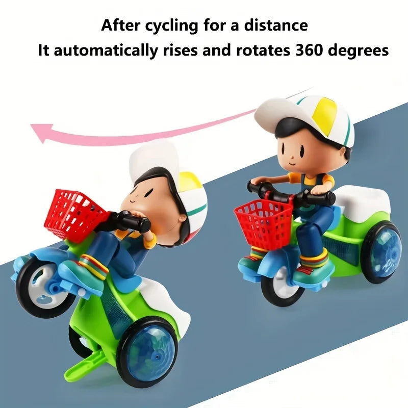 Robot Spinning Tricycle Light Up Toy