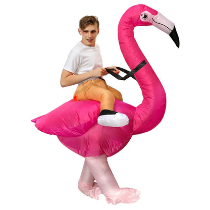 Adult Chicken Inflatable Rooster Costume Animal Flamingo Costume