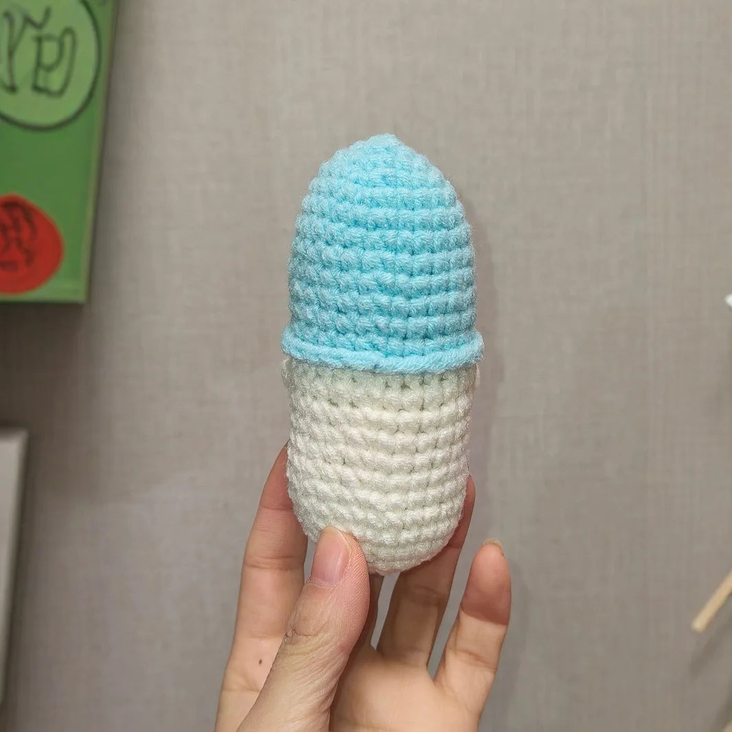 Emotional Support Crochet Chill Pill Positive Pill