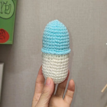 Emotional Support Crochet Chill Pill Positive Pill