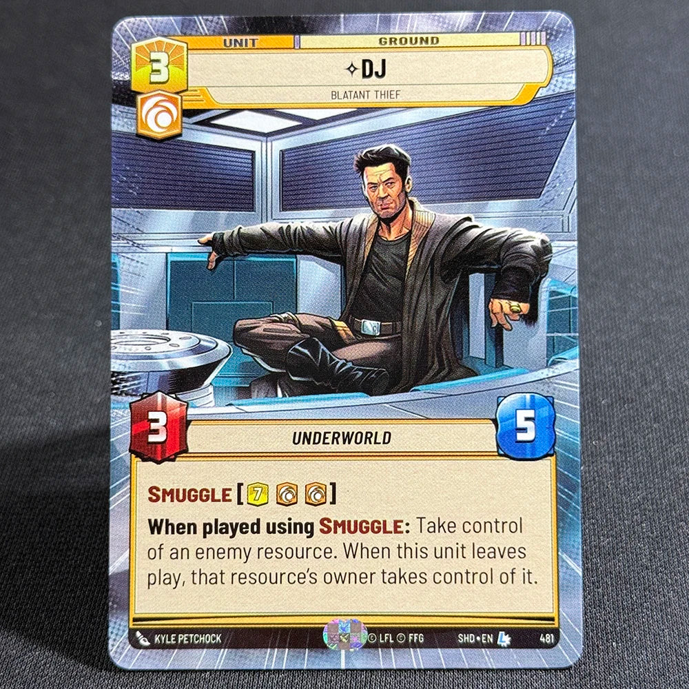 Star Wars Unlimited Proxy Card Set – Red Command Series | Boba Fett, Bodhi Rook, DJ Tech, Aggression & Barrage | Casual Play & Display DJ(481)