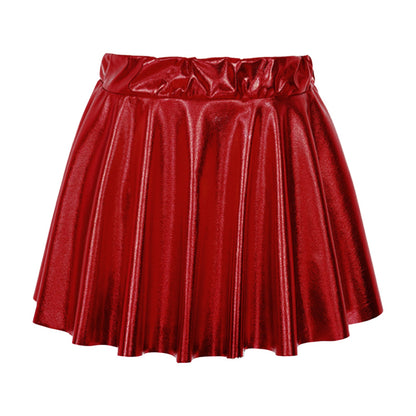 Girls Metallic Pleated Skirt (Age 2-16 YRS)
