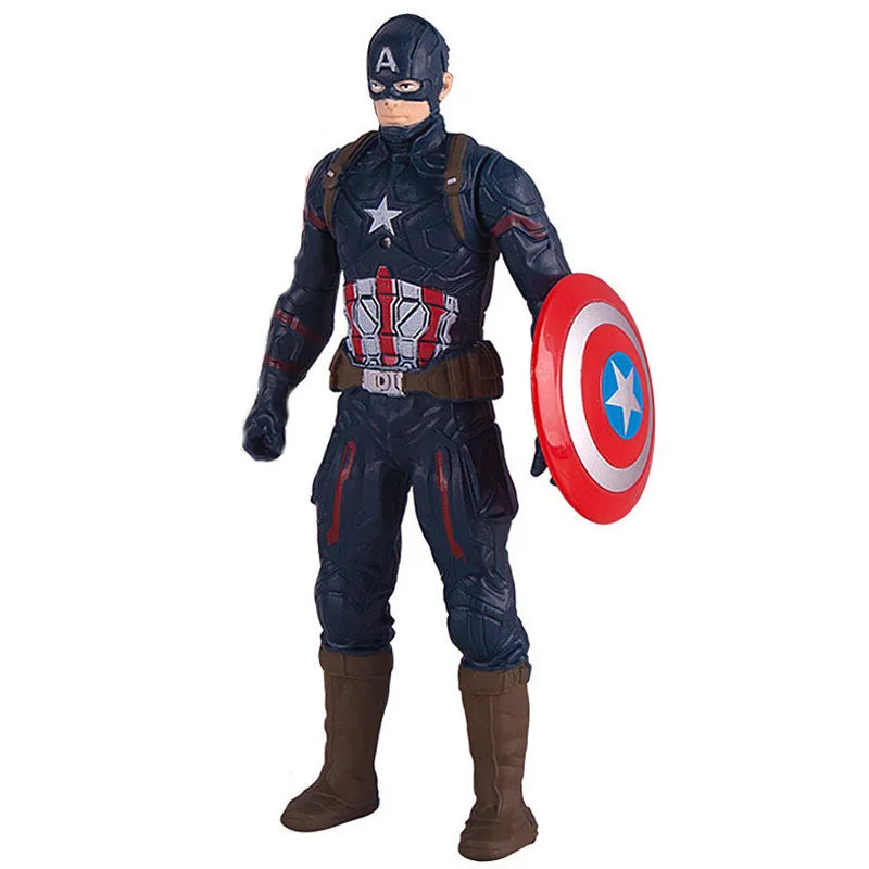 Avengers Superhero Action Figure – Spider‑Man / Iron Man / Hulk / Captain America | Movable Joints • Luminous Hand • Collectible Toy