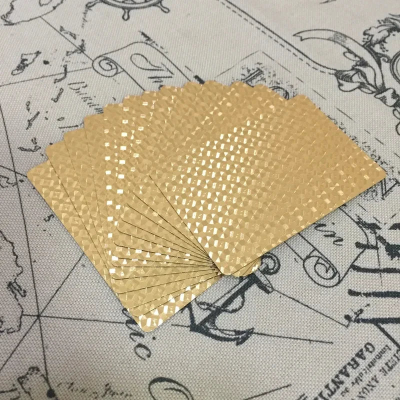 24K Gold Poker Playing Cards Deck