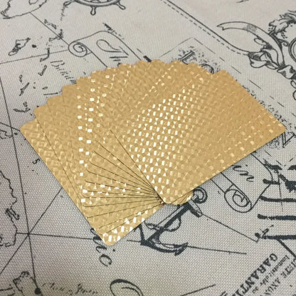 24K Gold Poker Playing Cards Deck
