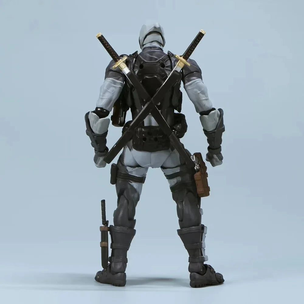 Deadpool 2.0 Grey Action Figure Movable Joints Toy