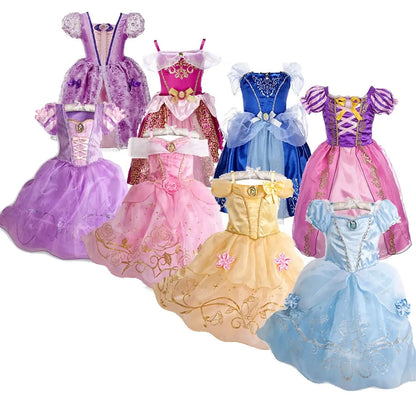 Girls Princess Costume Dress (