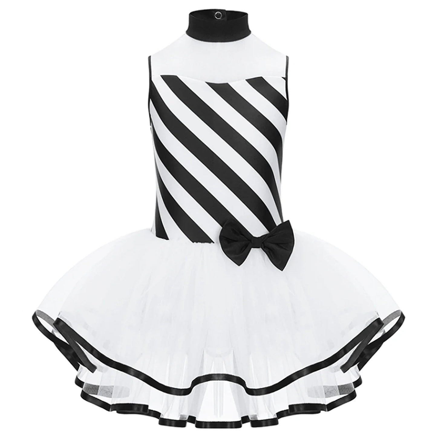 Girls Ballerina Fairy Prom Leotard Dress (Age 4-14 YRS)