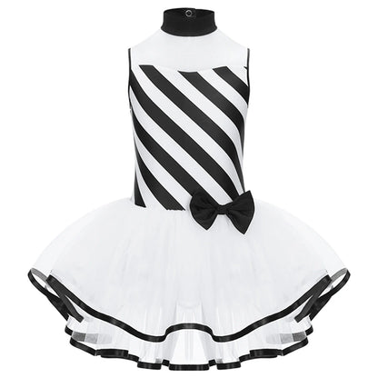 Girls Ballerina Fairy Prom Leotard Dress (Age 4-14 YRS)