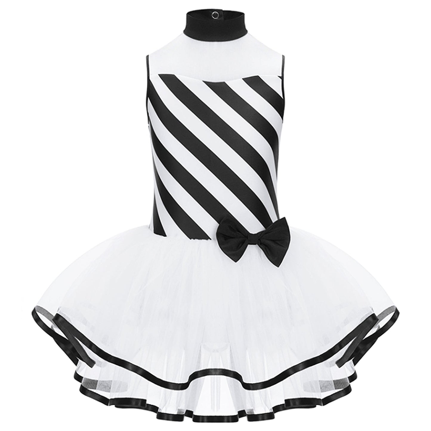 Girls Ballerina Fairy Prom Leotard Dress (Age 4-14 YRS)