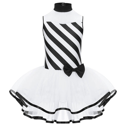 Girls Ballerina Fairy Prom Leotard Dress (Age 4-14 YRS)