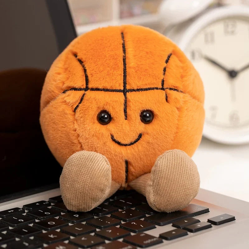 Plush Basketball Football Tennis Baseball Stuffed Toy 10-14cm