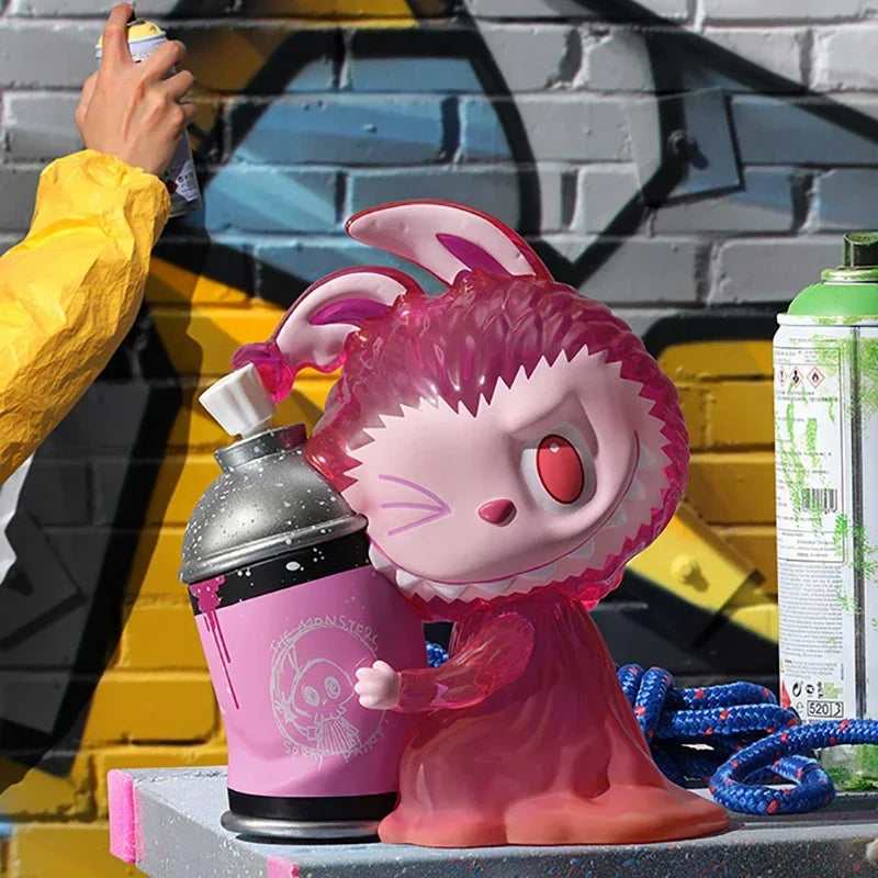 POP MART THE MONSTERS Almost Hidden Series Blind Box Toys Kawaii Anime Action Figure Caixa Caja Surprise Mystery Box Dolls Girls Spray Can