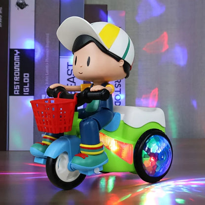 Robot Spinning Tricycle Light Up Toy