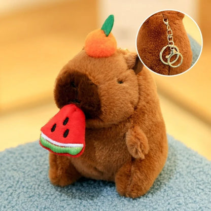 Plush Cute Capybara Stuffed Toy Hoodie with Wings - 12cm 14
