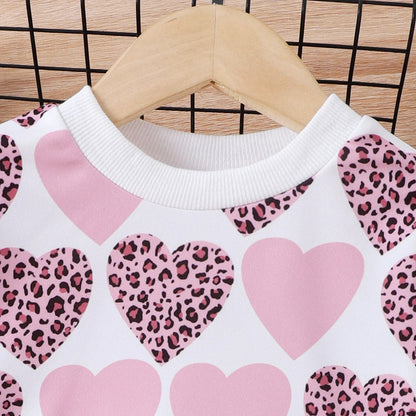Girls Heart Pullover Top (Age 3-6YRS)