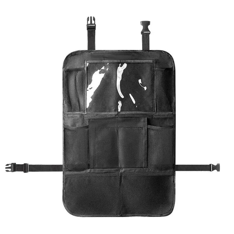 Car Seat Back Storage Organiser Black