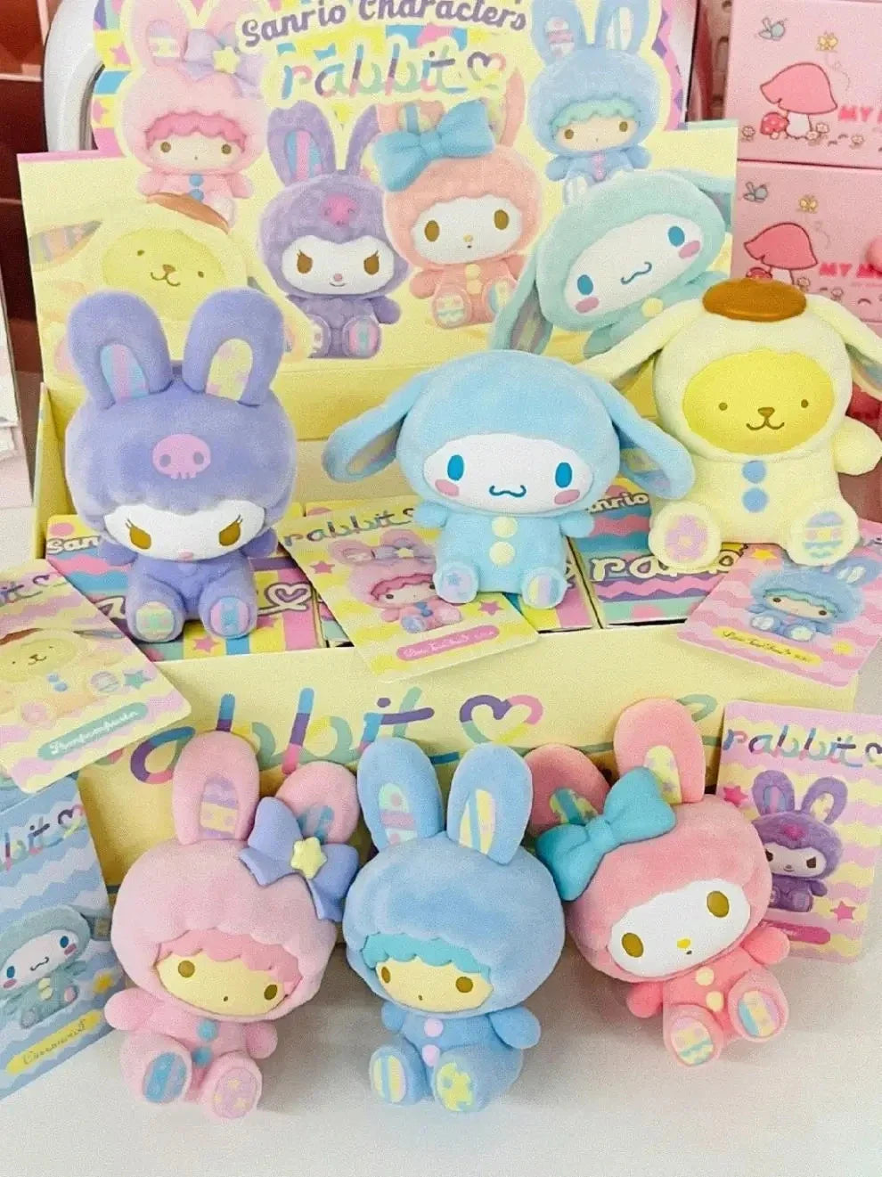 Sanrio Rabbit Series Blind Box – Kuromi, Melody, Yugui Dog & More