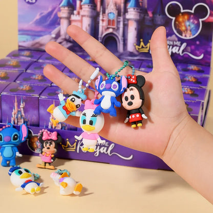 Disney-Themed Blind Box Set Keychains Figures - 24 Pack