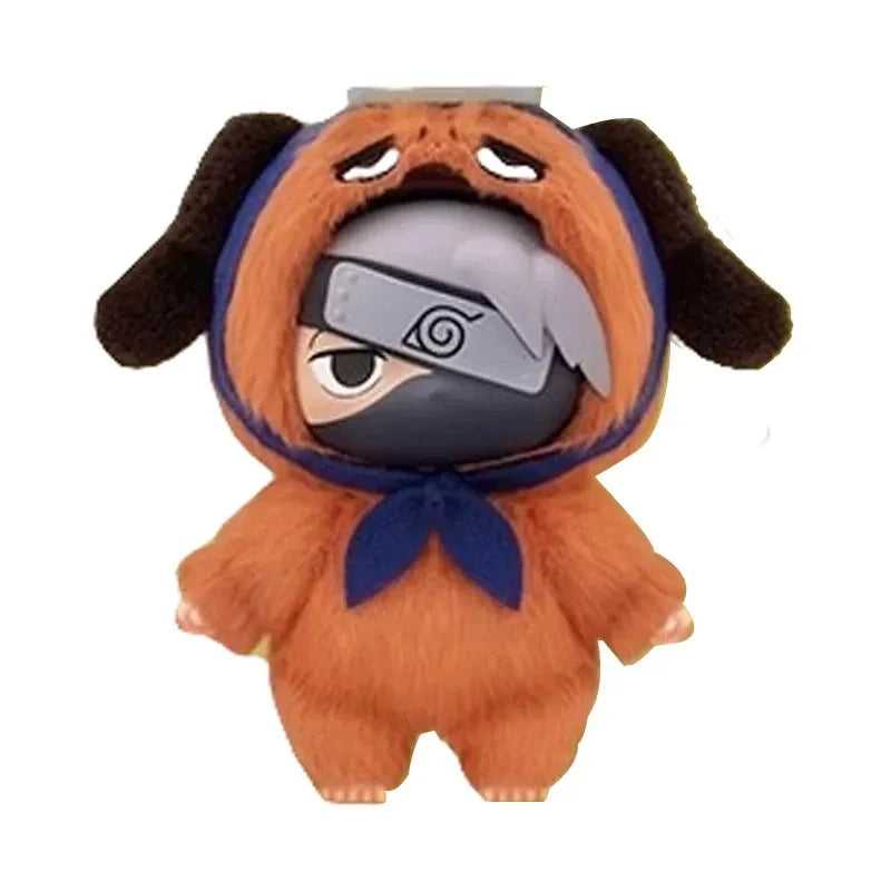 Naruto Beast Party Plush Keychain Blind Box, No box 4