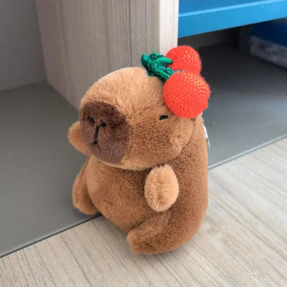 Plush Cute Capybara Stuffed Toy Hoodie with Wings - 12cm 2