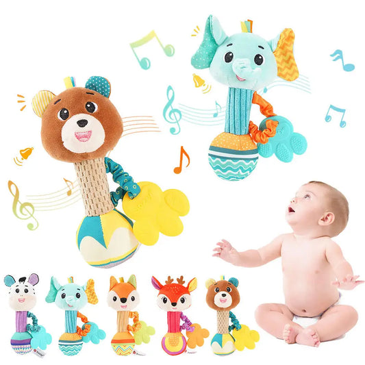 Baby Plush Rattle Toy