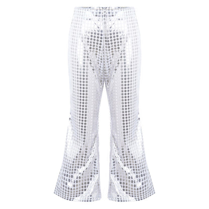 Kids Sequin Flared Trousers (Age 24M-16YRS)