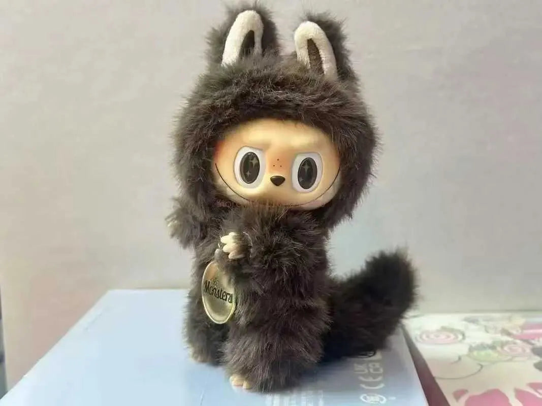 Labubu Baby Plush – Little Leader Zimomo | Brown & Green Edition | High‑Quality Pendant Blind Box