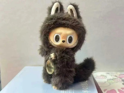 Labubu Baby Plush – Little Leader Zimomo | Brown & Green Edition | High‑Quality Pendant Blind Box