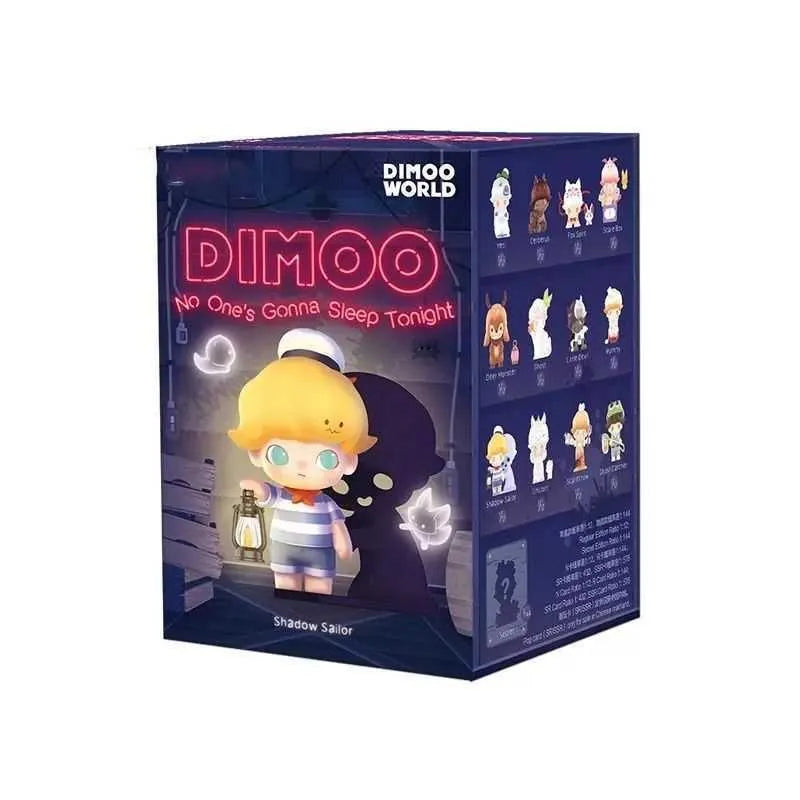 Tonight Dimoo No Sleeping Allowed Series â€“ Blind Box Collectible Figurines Blue Random 1 Pack