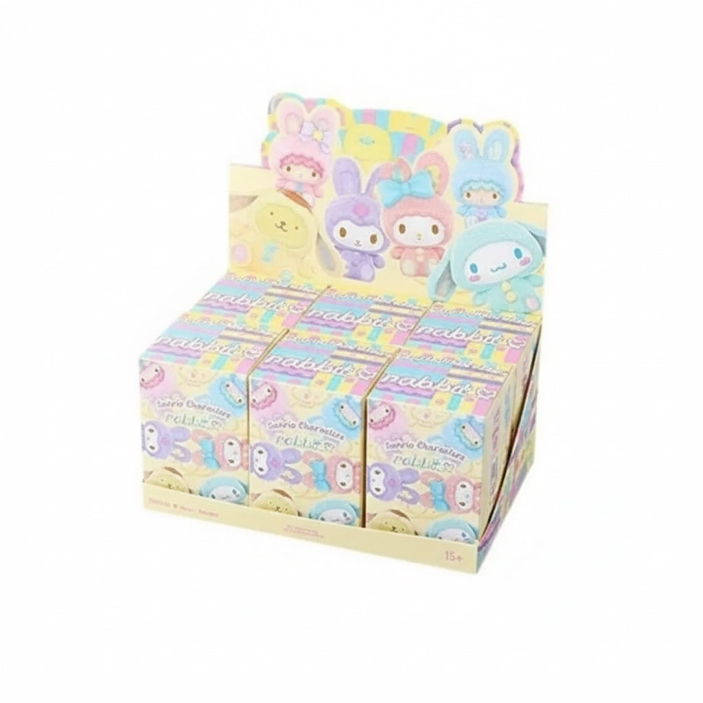 Miniso Sanrio Characters Rabbit Series – Blind Box Cartoon Doll Figures Multicoloured 6 Pack