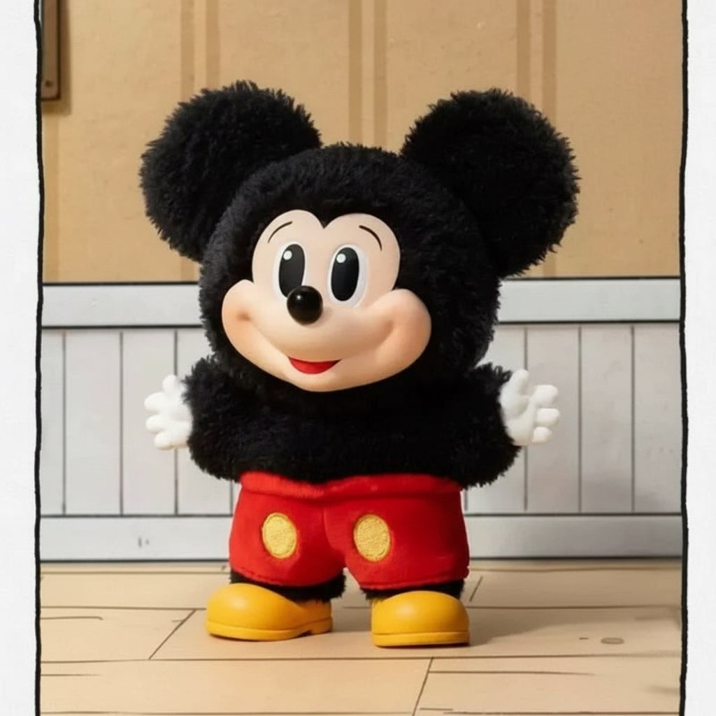 Pop Mart Mickey Family Cute Together Keychain Series blind box Multi A