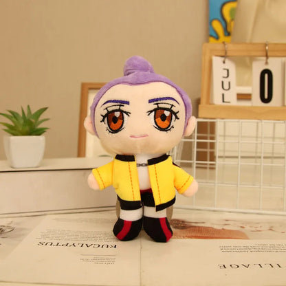 K‑Pop Demon Hunters – Children’s Plush Toy Pendants | Witch Hunting Group 8 Multicolor