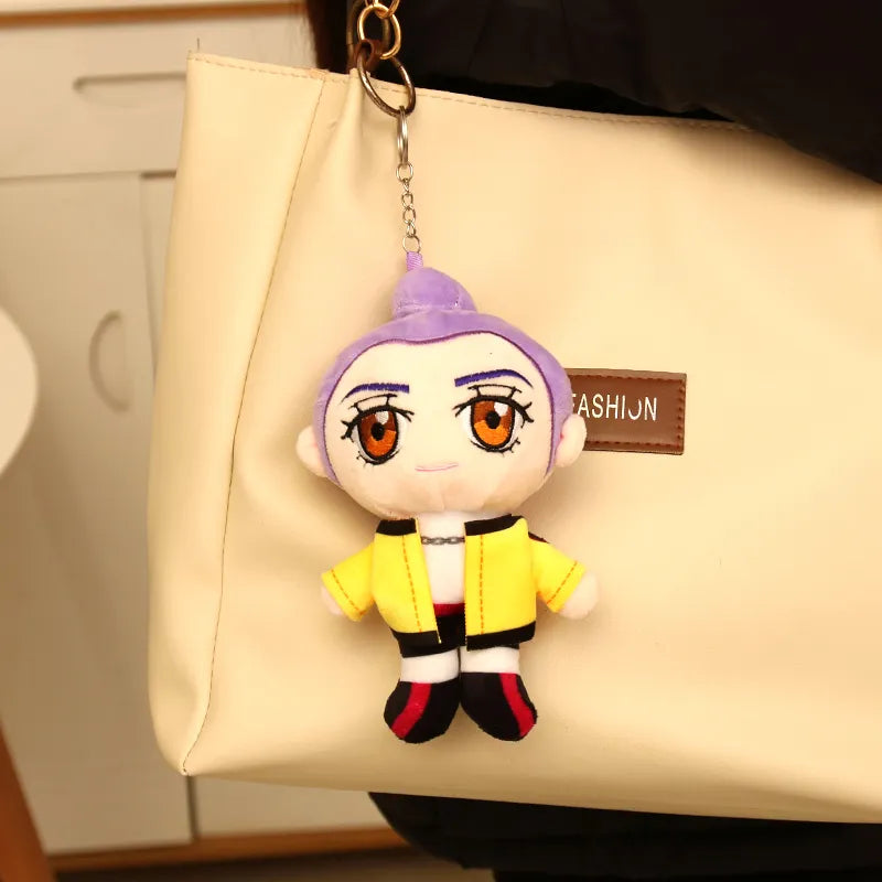 K‑Pop Demon Hunters – Children’s Plush Toy Pendants | Witch Hunting Group