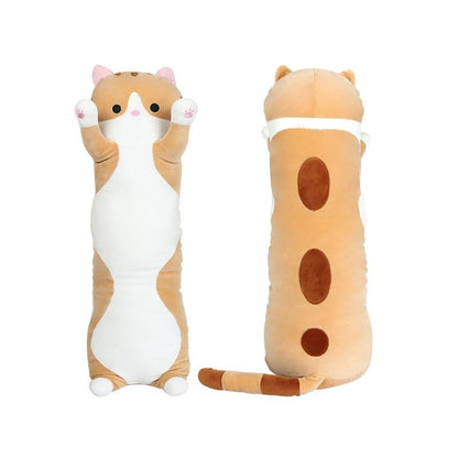 Long Stuffed Cat Pillow Plush Toy 50cm-110cm