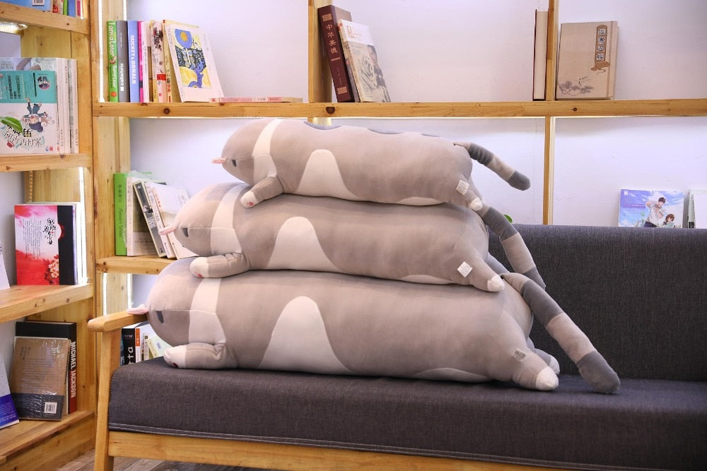 Long Stuffed Cat Pillow Plush Toy 50cm-110cm