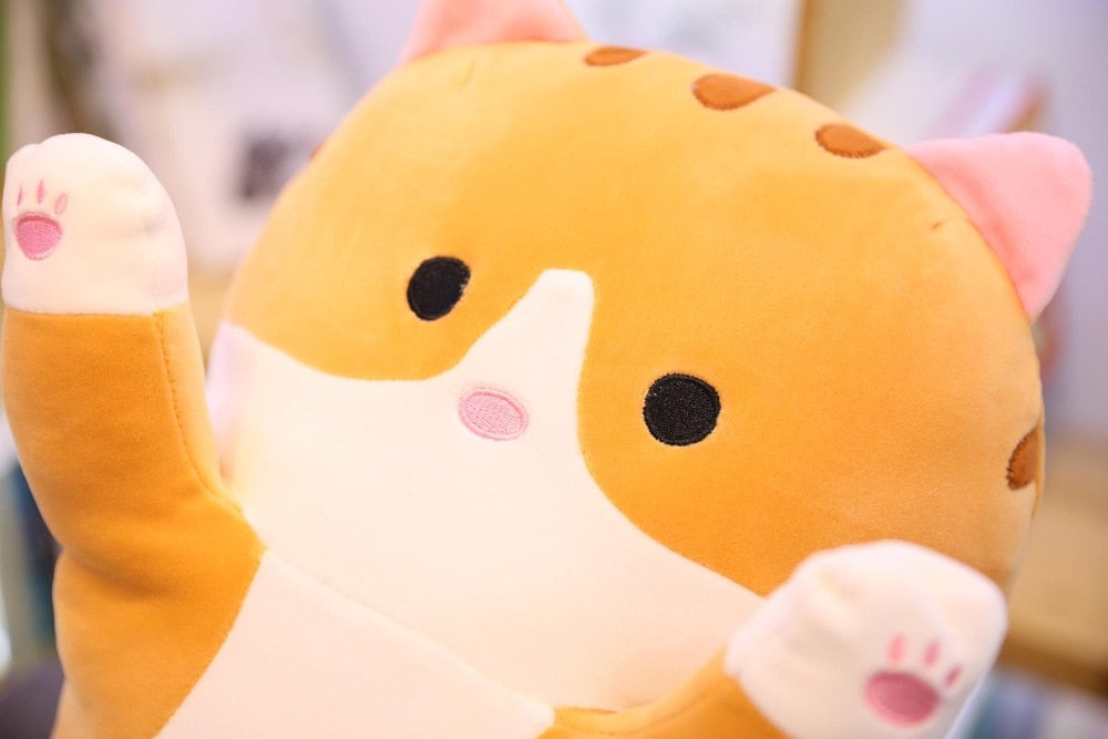 Long Stuffed Cat Pillow Plush Toy 50cm-110cm