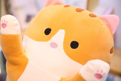 Long Stuffed Cat Pillow Plush Toy 50cm-110cm
