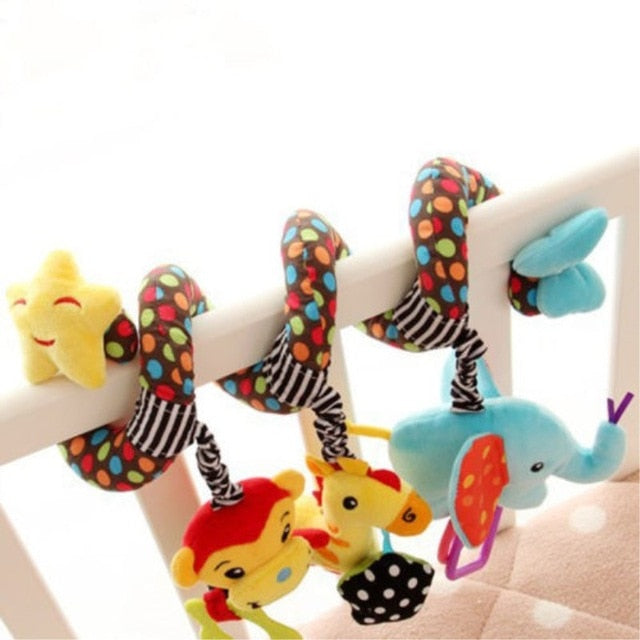 Baby Caterpillar Stroller Pram Mobile Toy Multi Style B