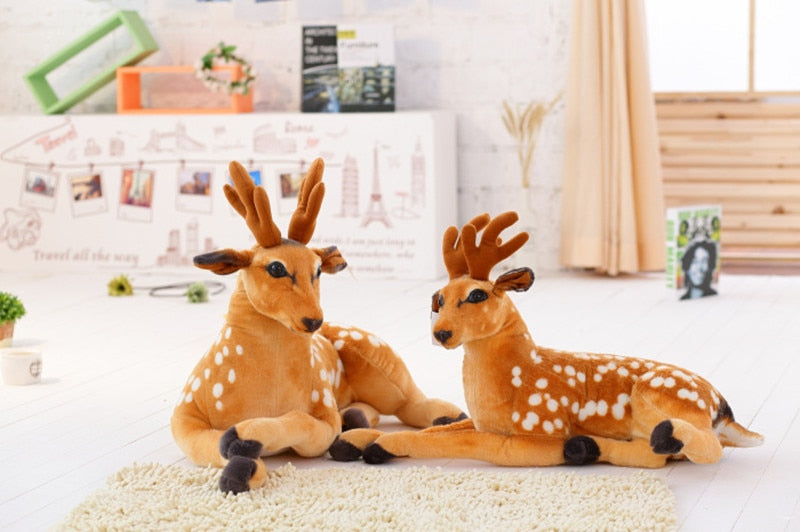 Large Stuffed Deer Plush Toy 30-75cm