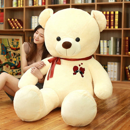 Large Plush Teddy Bear Gift Stuffed Toy 60cm - 100cm Beige