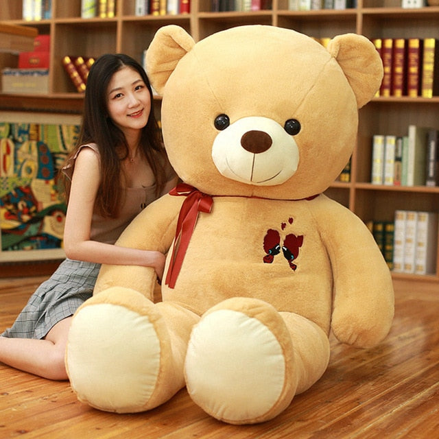 Large Plush Teddy Bear Gift Stuffed Toy 60cm - 100cm Light Brown