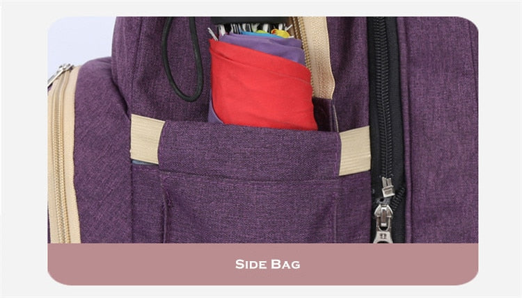 Baby Multifunctional Diaper Nappy Bag Bed