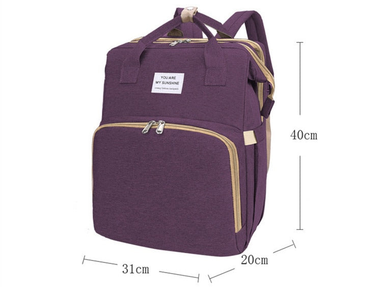 Baby Multifunctional Diaper Nappy Bag Bed