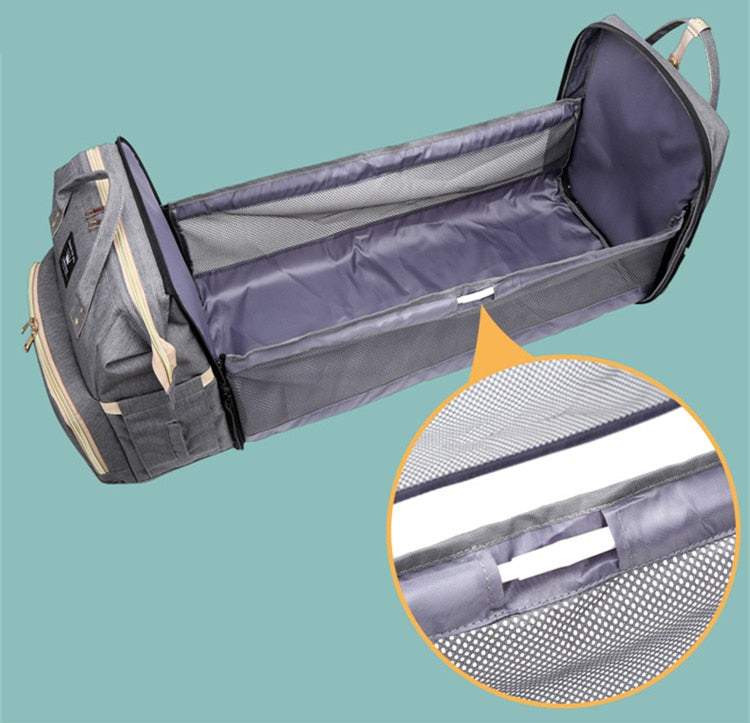 Baby Multifunctional Diaper Nappy Bag Bed