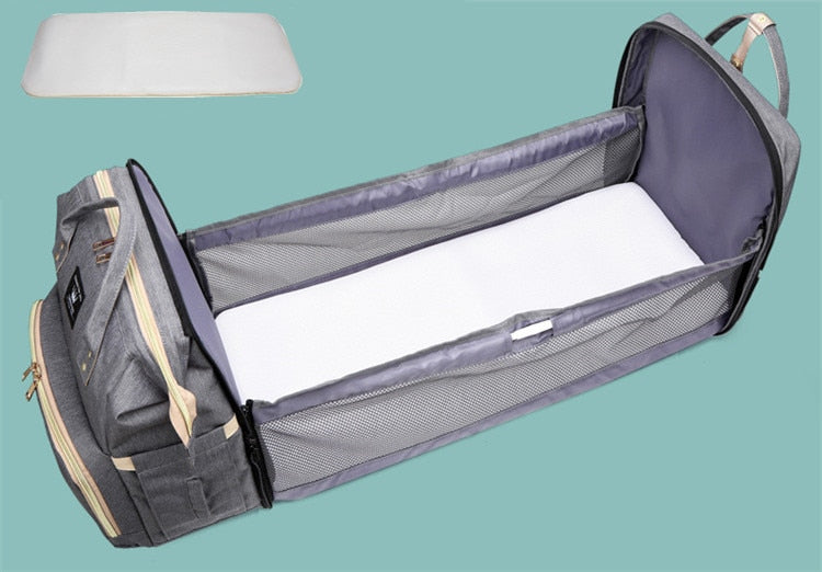 Baby Multifunctional Diaper Nappy Bag Bed