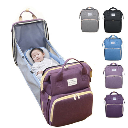 Baby Multifunctional Diaper Nappy Bag Bed