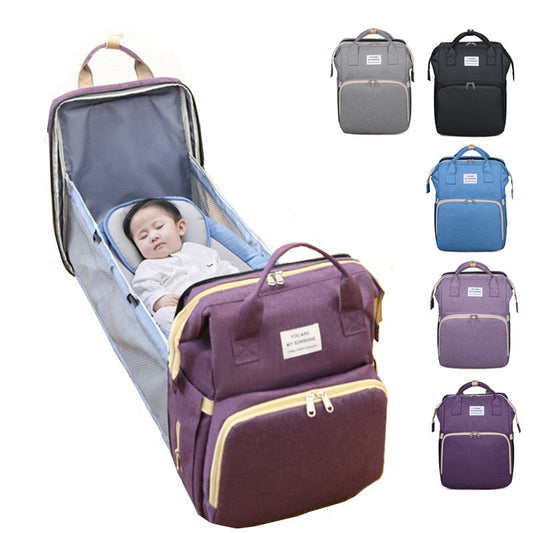 Baby Multifunctional Diaper Nappy Bag Bed
