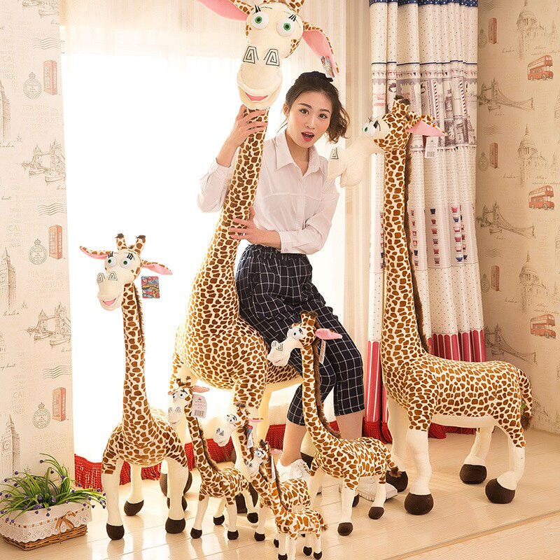 Plush Madagascar Giraffe Stuffed Toy 35 - 55cm