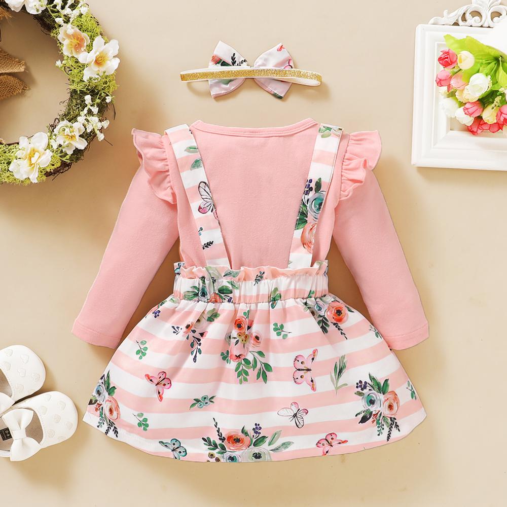 Baby Girls Sassy Pants Bodysuit Pinafore Dress & Headband Set (Age 3m-12m)